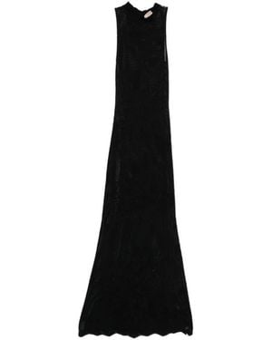 Twinset Knitted Dresses - Black