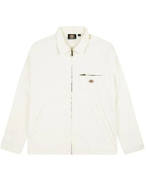 Dickies Jassen ,Wit ,Katoen Duck Canvas Shirt Jacket