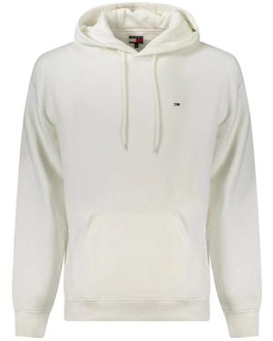Tommy Hilfiger Witte Katoenen Sweater Streetwear Statement - Grijs