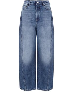 Givenchy Wide-Leg Denim Jeans - Blauw