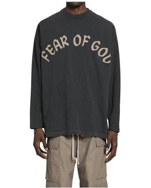 Fear Of God Long Sleeve T-Shirts - Black
