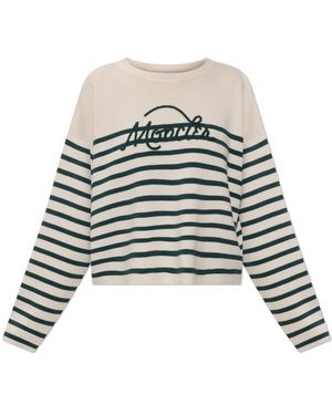 Moncler Round-Neck Strickwaren - Weiß