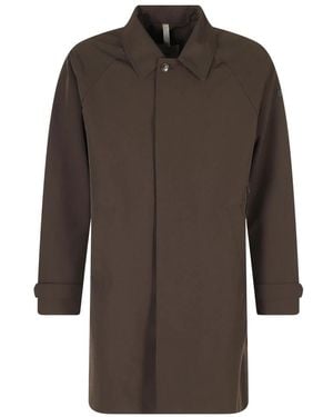 DUNO Single-Breasted Coats - Marrone