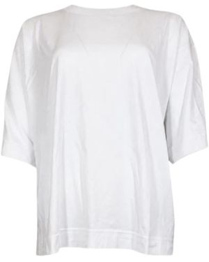 DARKPARK Tops ,Wit ,Katoen T-Shirt Met Korte Mouwen