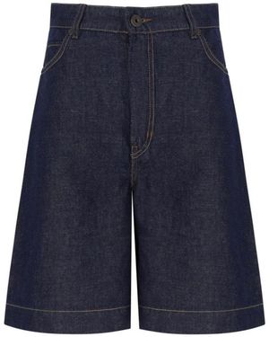 Max Mara Denim Shorts - Azul