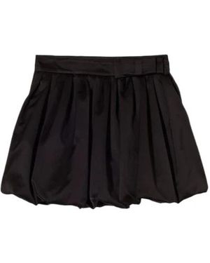 Plan C Balloon Mini Skirt - Schwarz