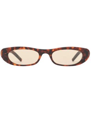 Saint Laurent Accessoires ,Veelkleurig ,Sl 557 Shade Zonnebril - Roze