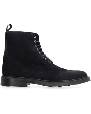 Bruno Magli Lace-Up Boots - Blue