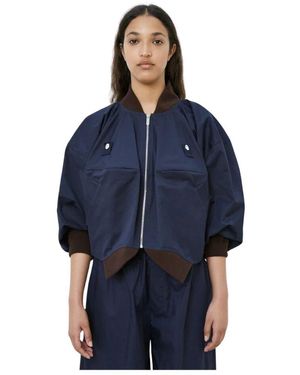 MEIMEIJ Bomber Jackets - Blue
