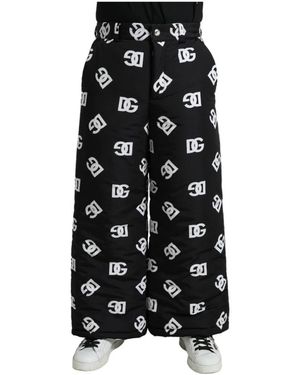 Dolce & Gabbana Wide Trousers - Black