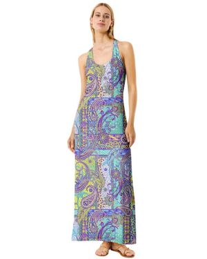 4giveness Cachemire Pastel Jurk - Blauw