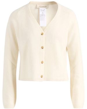 Max Mara Truien & Vesten ,Wit ,Wol Fosco Cardigan