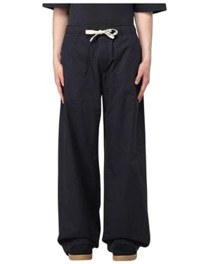 Palm Angels Moderne Hose Mit Kordelzug - Schwarz