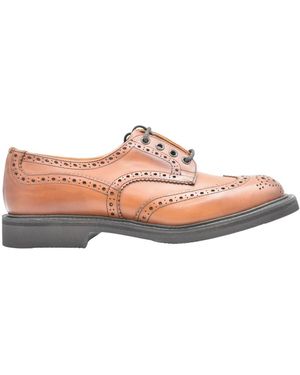 Tricker's Laced Shoes - Roze