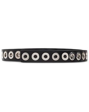 Jil Sander Leder Gürtel - Schwarz