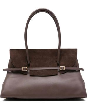 Jonathan Simkhai River Suede Shoulder Bag - Braun
