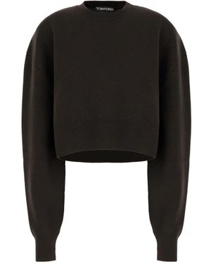 Tom Ford Round-Neck Knitwear - Negro