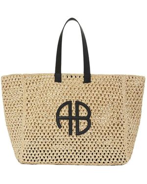Anine Bing Tote Bags - Metallic