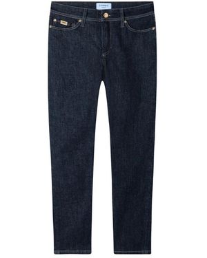 Cambio Jeans ,Blauw ,Denim Cropped Jeans