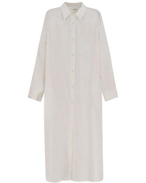 Hevò Shirt Dress - Wit