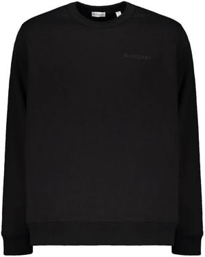 Burberry Hoodies & Sweatvesten ,Zwart ,Katoen Katoenen Sweater