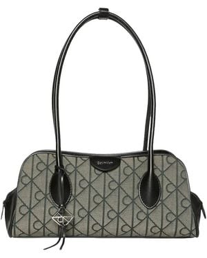 Calvin Klein Shoulder Bags - Grigio