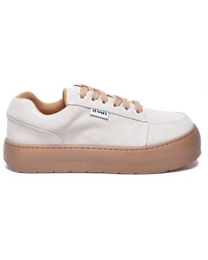Sunnei Schoenen ,Leer Sneakers - Roze