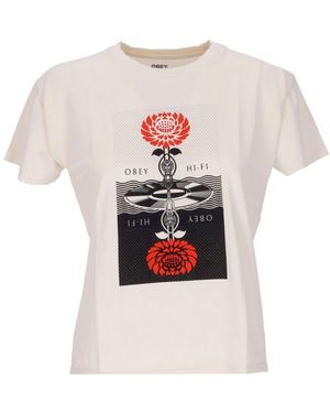 Obey T-Shirts - White