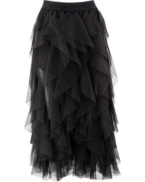 Ermanno Scervino Maxi Skirts - Negro