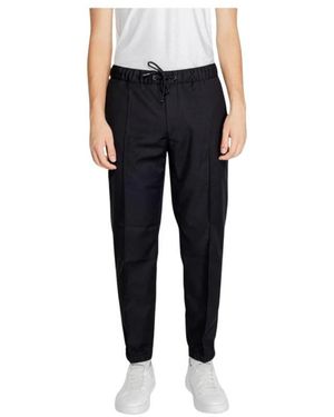 ARMANI EXCHANGE Slim-Fit Trousers - Black