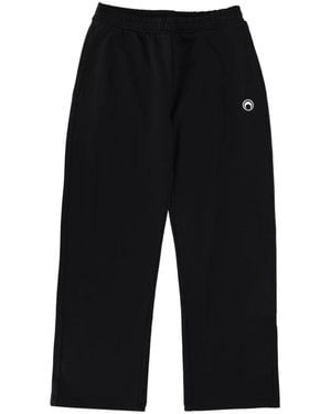 Marine Serre Straight Trousers - Nero