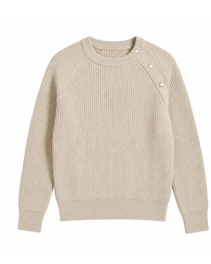 Carrera Pier Snap Crewneck - Weiß