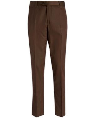 Brian Dales Suit Trousers - Marrón