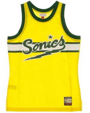 Mitchell & Ness Sleeveless Tops - Yellow