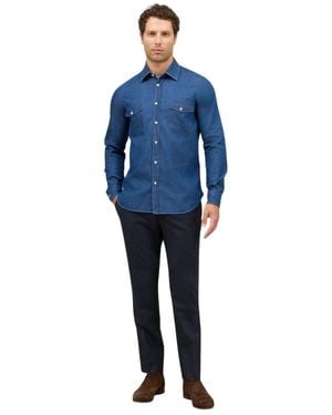 Boglioli Denim Shirts - Blauw
