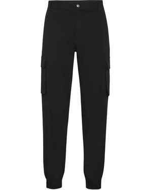 Philipp Plein Slim-Fit Trousers - Black