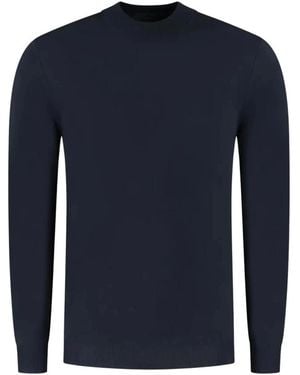 Zanone Round-Neck Knitwear - Blu