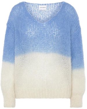 American Dreams V-Neck Knitwear - Azul