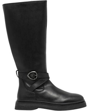Blauer High Boots - Negro