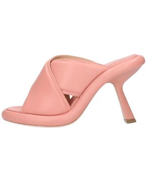 Vic Matié Heeled Mules - Pink