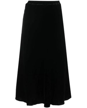 Gold Hawk Midi Skirts - Black