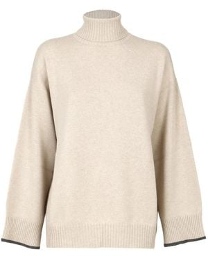 Brunello Cucinelli Turtlenecks - Natural