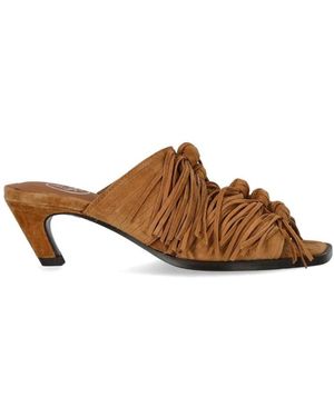 Ash Schoenen ,Leer Quincy Mule - Bruin