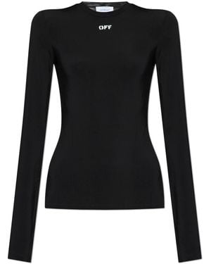 Off-White c/o Virgil Abloh Long Sleeve Tops - Nero