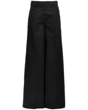 Thelatest Wide Trousers - Black