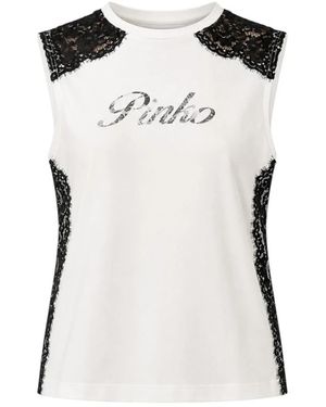 Pinko Sleeveless Tops - Blanco