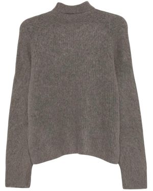 Woolrich Zachte Alpaca Turtleneck - Grijs