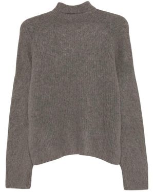 Woolrich Zachte Alpaca Turtleneck - Grijs