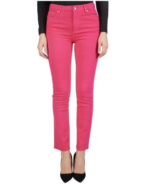 Kiton Slim-Fit Jeans - Roze