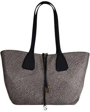 Borbonese Tote Bags - Nero
